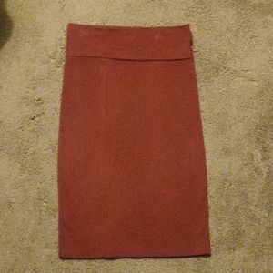 Maroon skirt